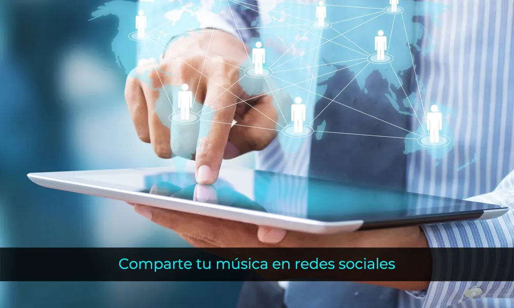 Comparte tu música en redes sociales