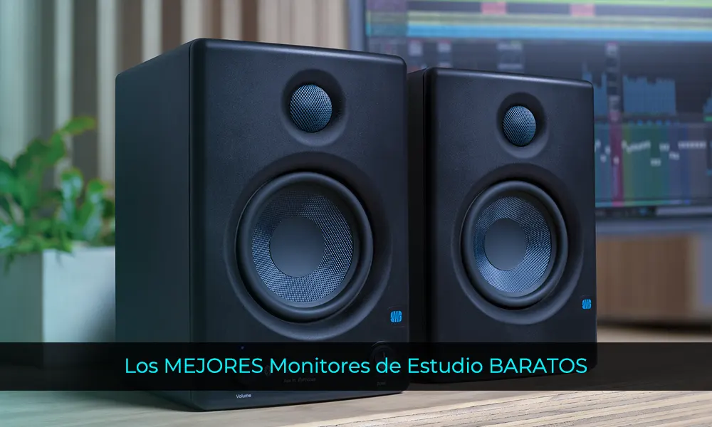 Puedo colocar los monitores de estudio en horizontal o deben estar