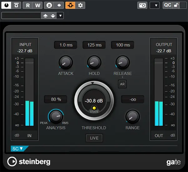 tutorial gated reverb plugin puerta de ruido