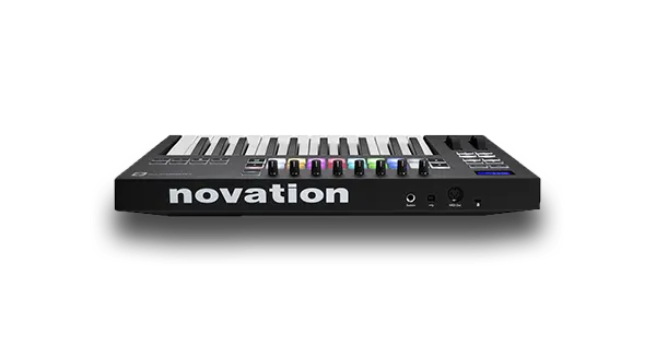 Novation Launchkey 25 MK3 panel posterior