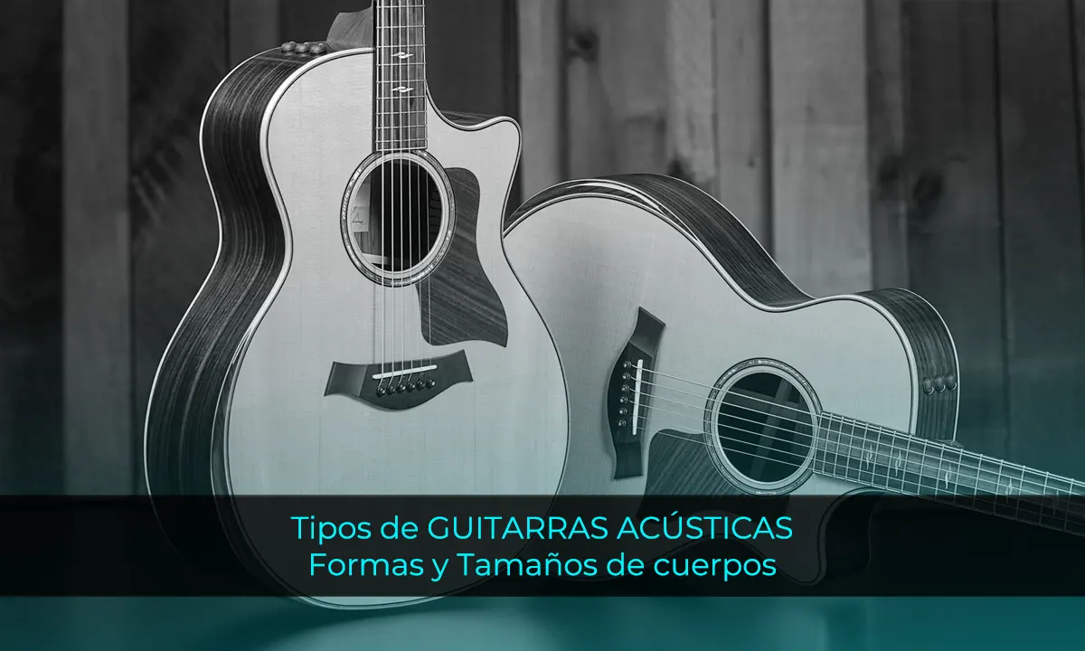Tipos de GUITARRAS ACÚSTICAS: Formas y Tamaños de cuerpos