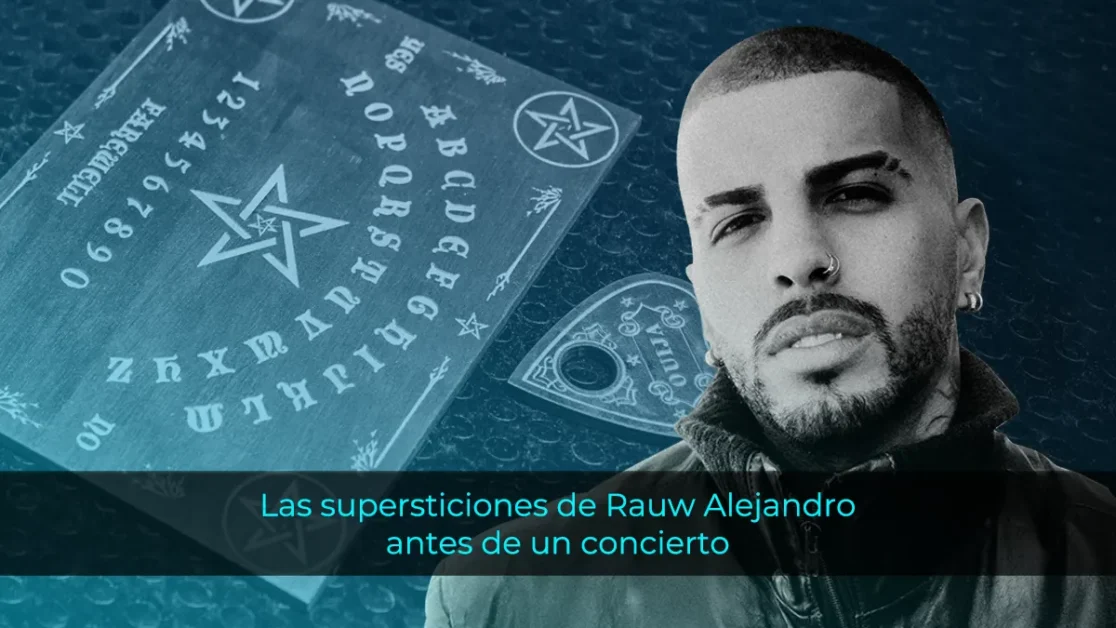 Las supersticiones de Rauw Alejandro antes de los conciertos