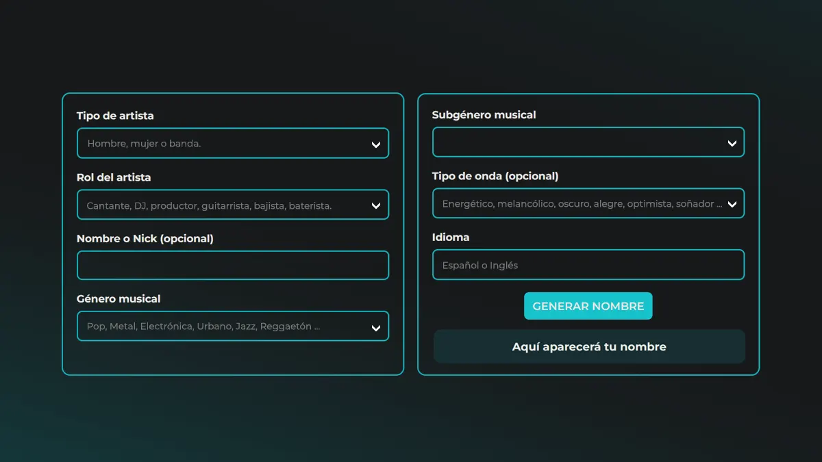 Cómo crear un nombre artístico que suene bien en redes y carteles de EDM