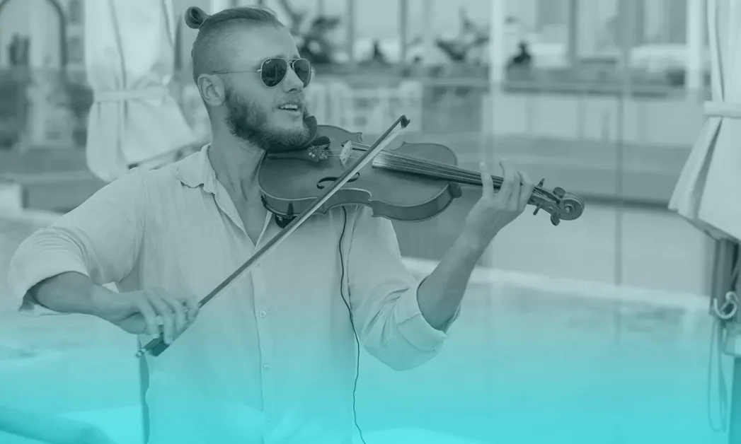 Cómo suena un violín tocado con arco hecho de bambú