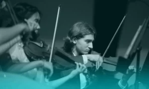 Música de violín generada por prompts en IA