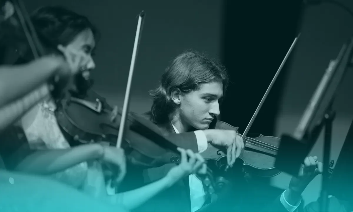 Música de violín generada por prompts en IA